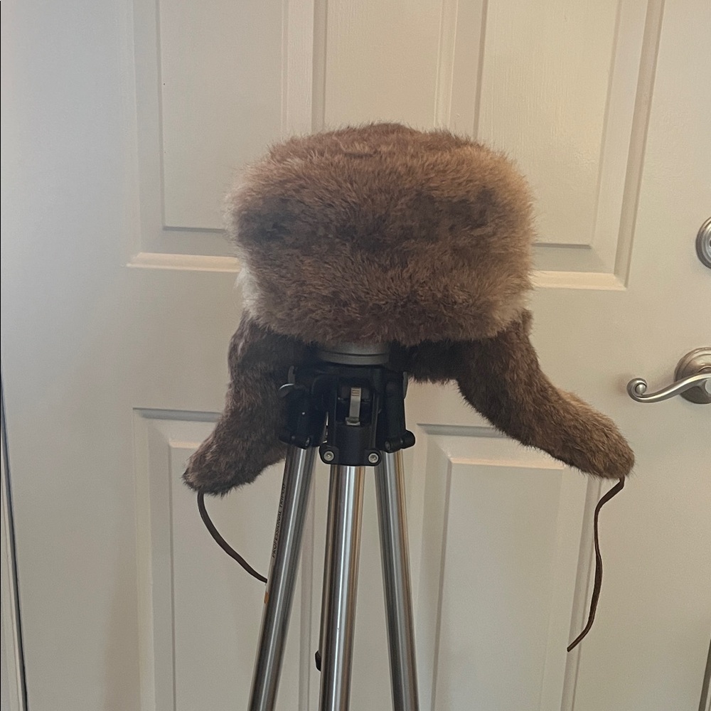 Brown Fur Trapper Hat